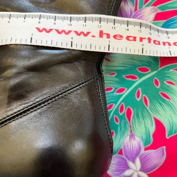 Stiletto Leather Boots with Back Zip Closure Size 39 VGUC - Picture 10 of 16